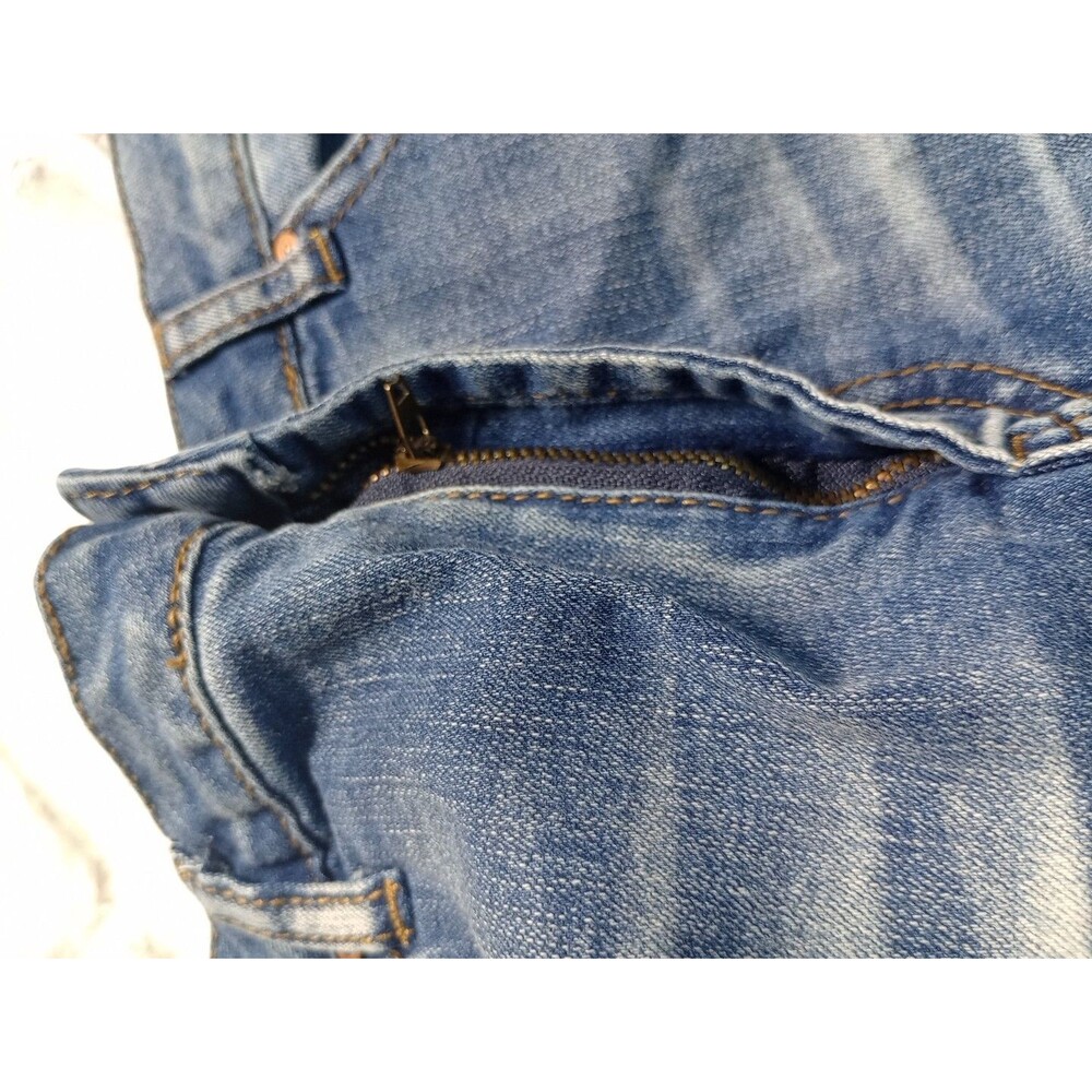 Indigo Rein Juniors Size 13 Distressed Denim Mini Skirt - Picture 9 of 9